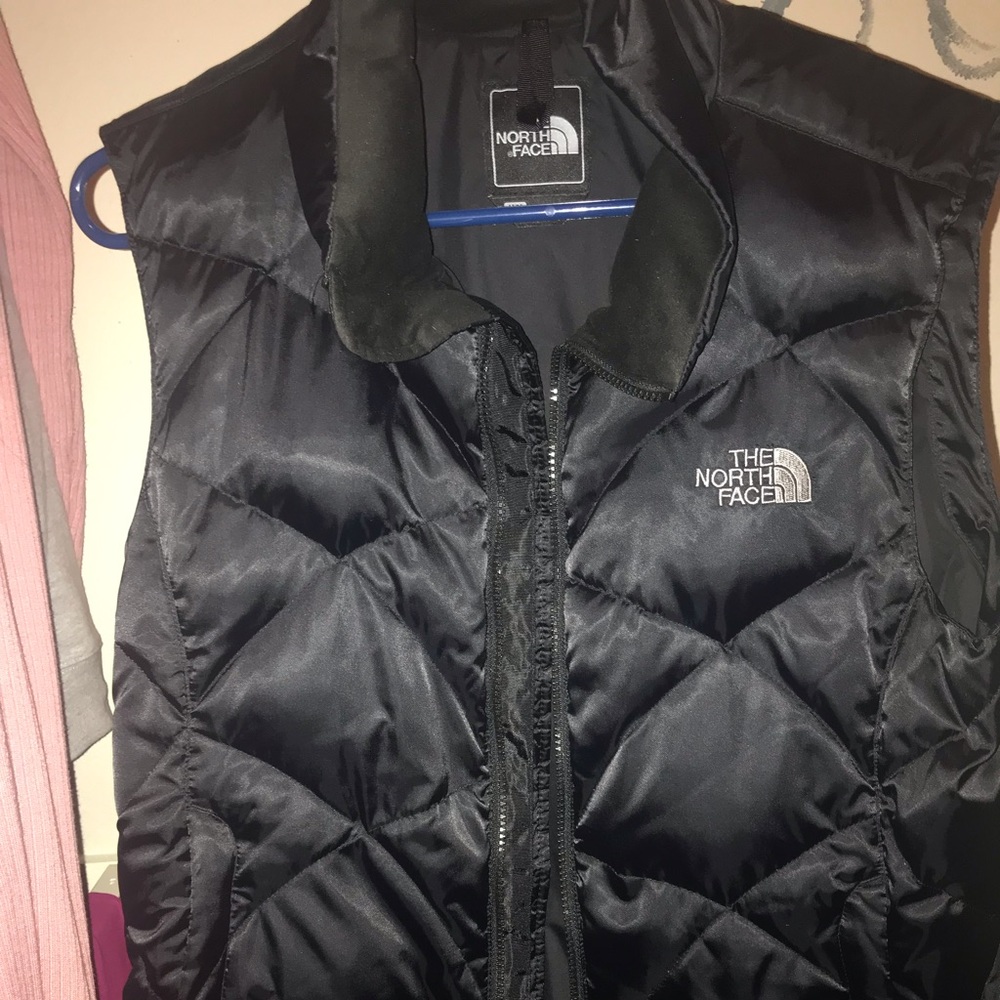 North Face 550 vest with Greg/silver stitching